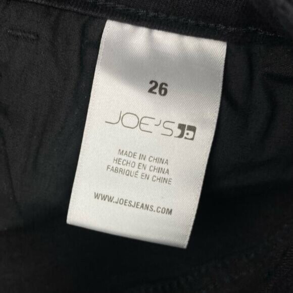 NWT JOE'S JEANS Merida Cut Off Denim Short Sz 26 Washed Black - Picture 4 of 9